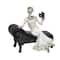 7" Skeleton Bride with Mask on Chaise Lounge Tabletop Décor by Ashland®